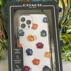 COACH iPhone case❤️Dreamy Peony Protective Case for Apple iPhone 12 & 12 Pro NEW